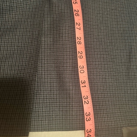 Chaps 48L‎ Sport Coat Navy Blue Plaid Poly Blend Two Button Lined. - Picture 12 of 14